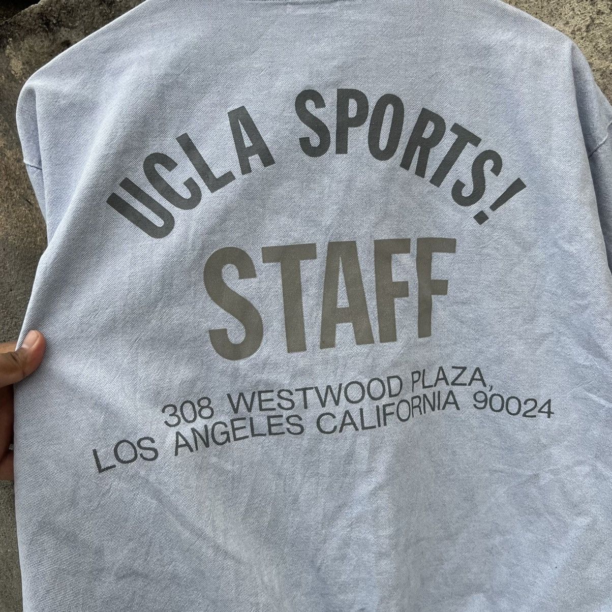 Vintage “VINTAGE” UCLA STAFF DISTRESS ZIP UP BLUE JACKET Size US M / EU 48-50 / 2 - 18 Thumbnail