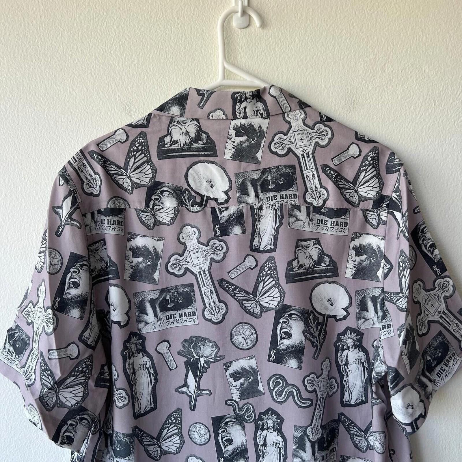 Ksubi new ksubi large l shirt top resort kut out silt mauve black Size US L / EU 52-54 / 3 - 4 Thumbnail