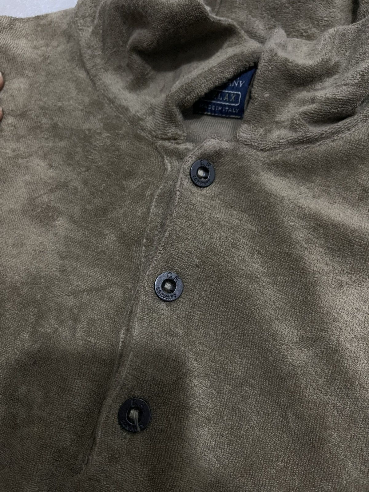 C.P. Company Vintage C.P. Company Terry Cloth Polo Collar Size US M / EU 48-50 / 2 - 3 Thumbnail