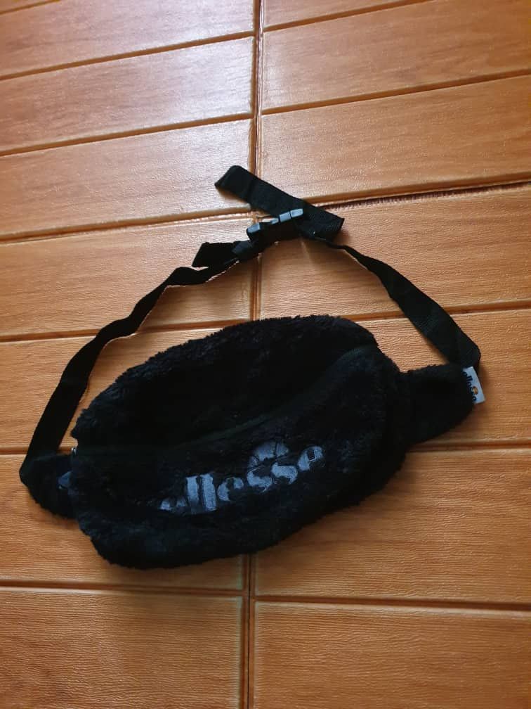 Ellesse Ellesse fur black sling bag Size ONE SIZE - 5 Thumbnail