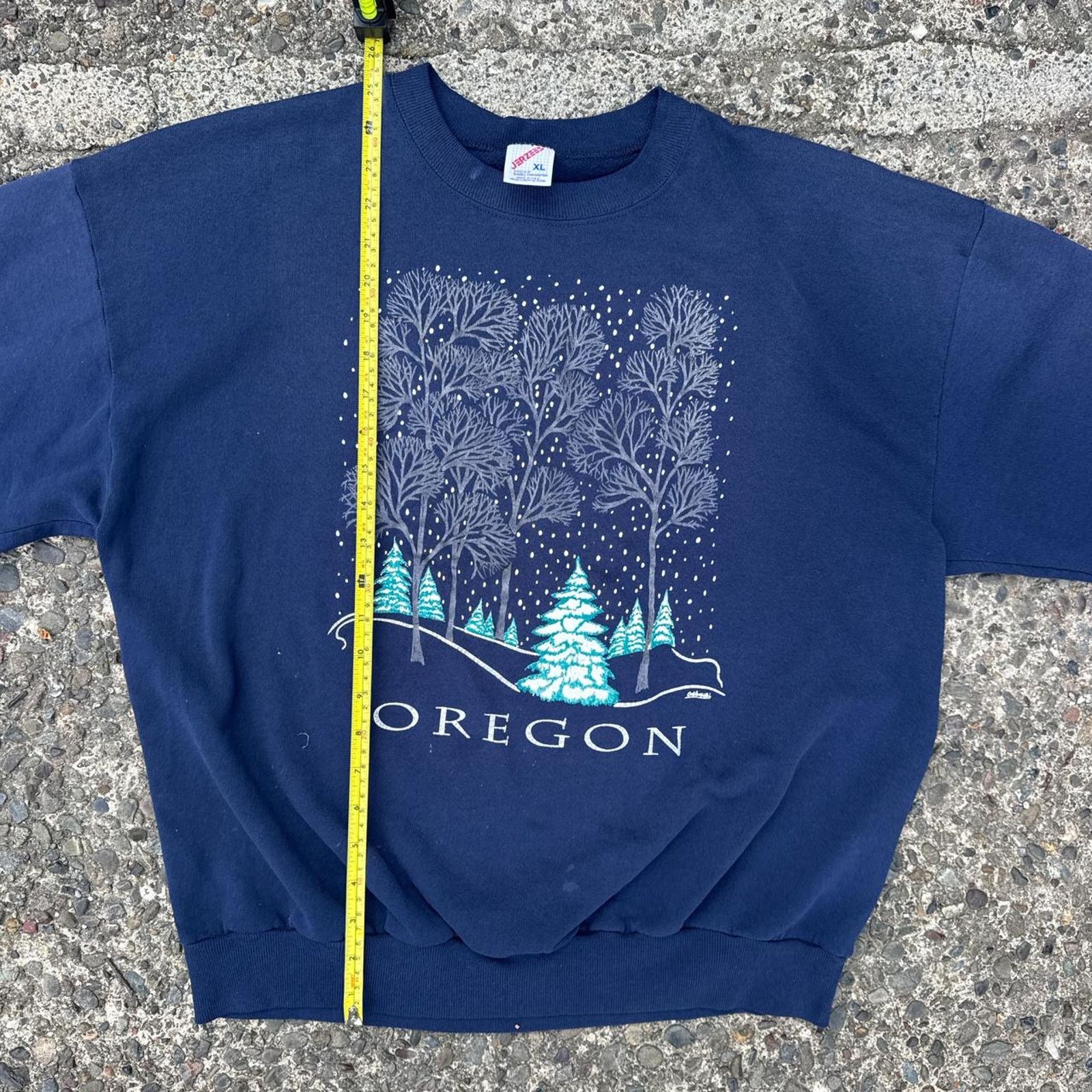 Jerzees Vintage Jerzees “Oregon Nature” Made in USA Crewneck Size XL Size US XL / EU 56 / 4 - 7 Thumbnail