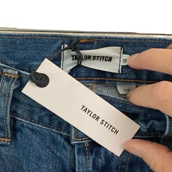 Taylor Stitch Taylor Stitch jeans mens 28* The Slim Jean in 24 month wash Size US 28 / EU 44 - 11 Thumbnail