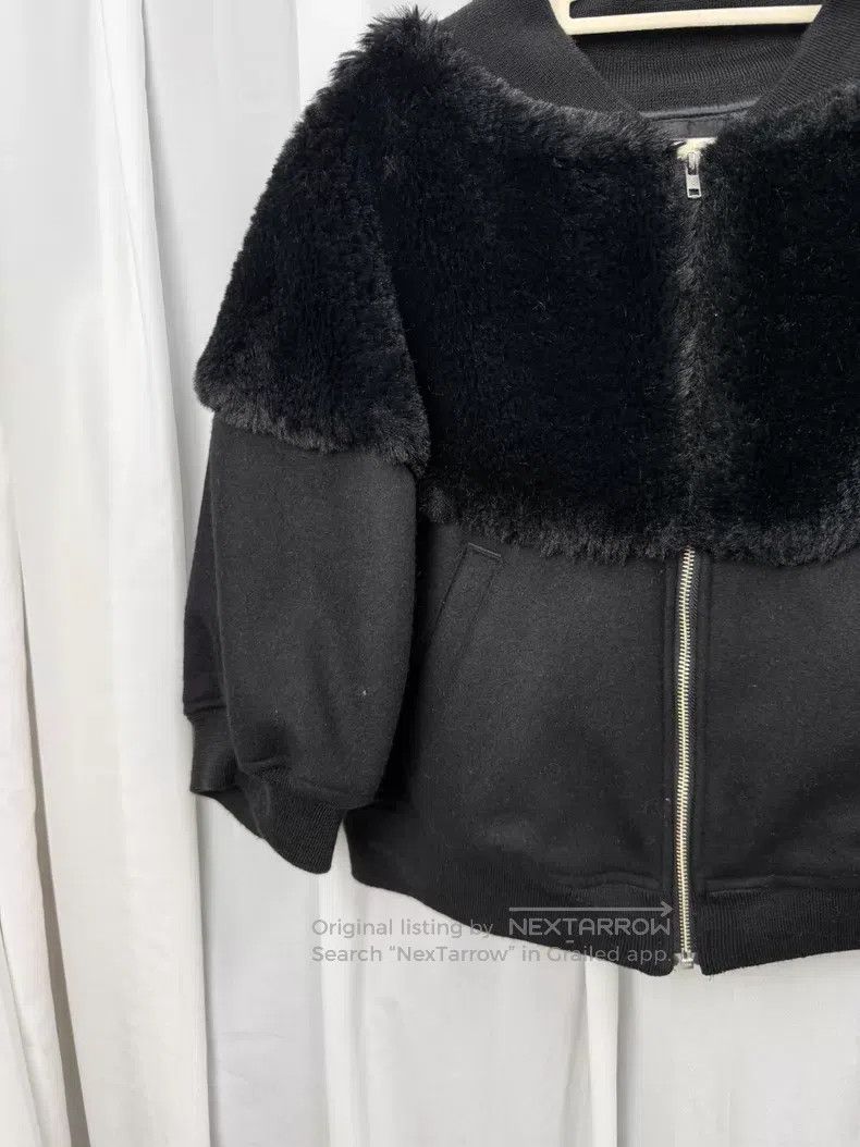 Noir Kei Ninomiya NOIR KEI NINOMIYA fur collar jacket short style| Size S / US 4 / IT 40 - 3 Thumbnail