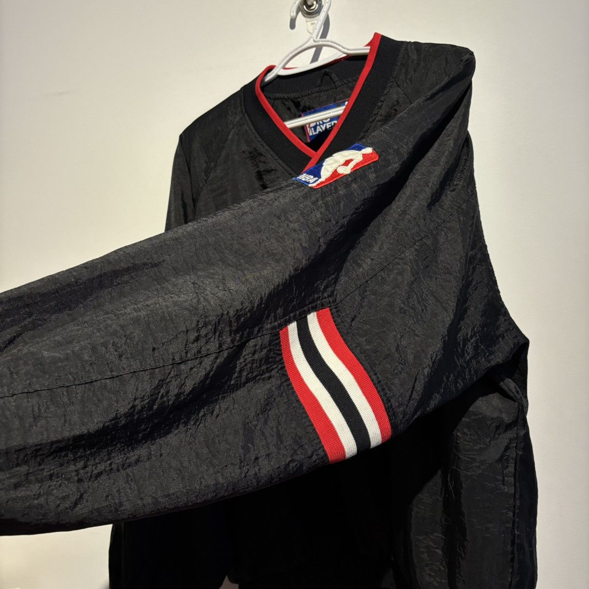 NBA × Pro Player × Vintage Vintage 90's Chicago Bulls Pro Player Windbreaker Black NBA Size US M / EU 48-50 / 2 - 8 Thumbnail
