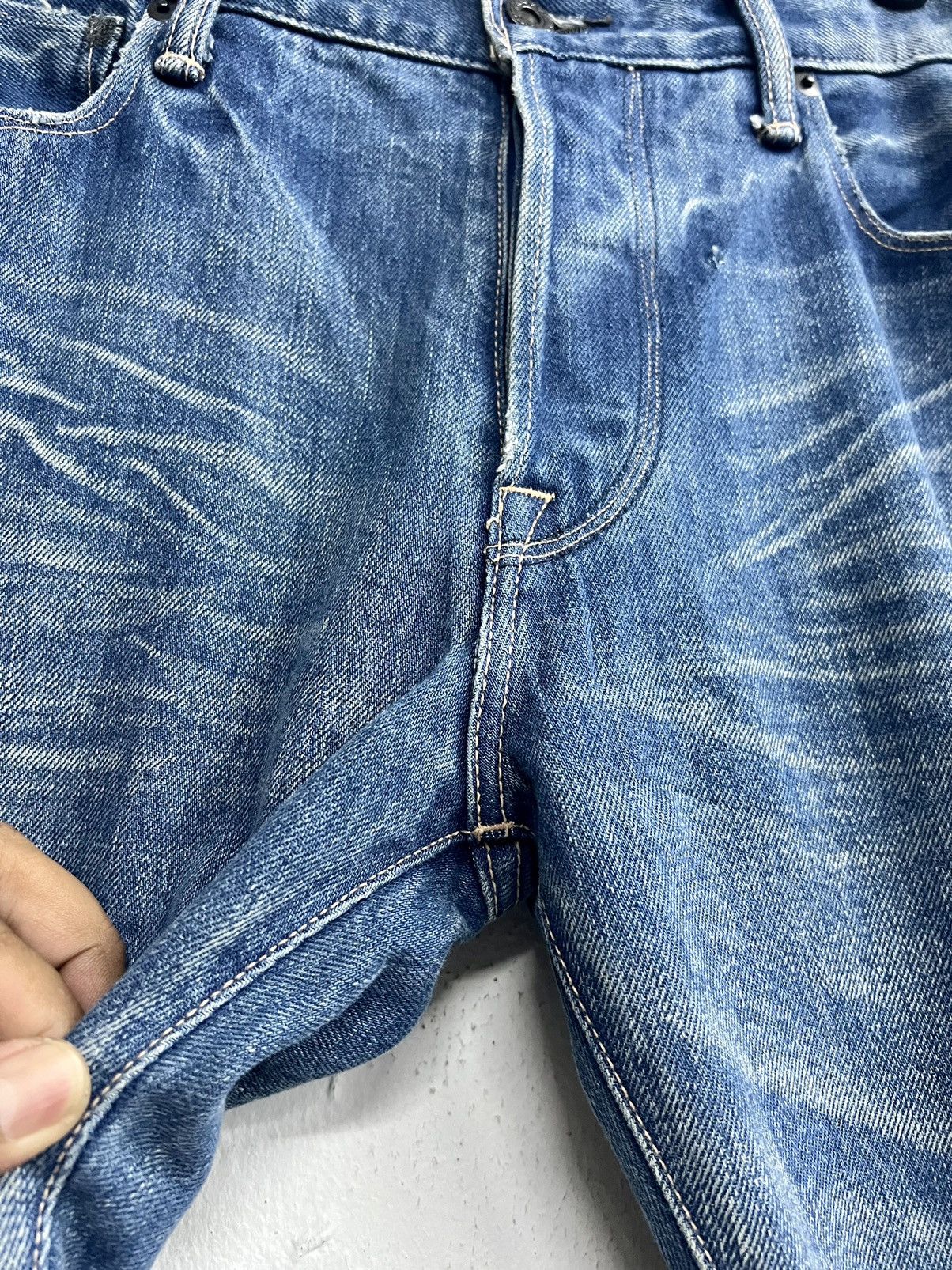 If Six Was Nine × Japanese Brand × KURO KURO JAPAN DENIM SELVEDGE JEANS Size US 34 / EU 50 - 8 Thumbnail