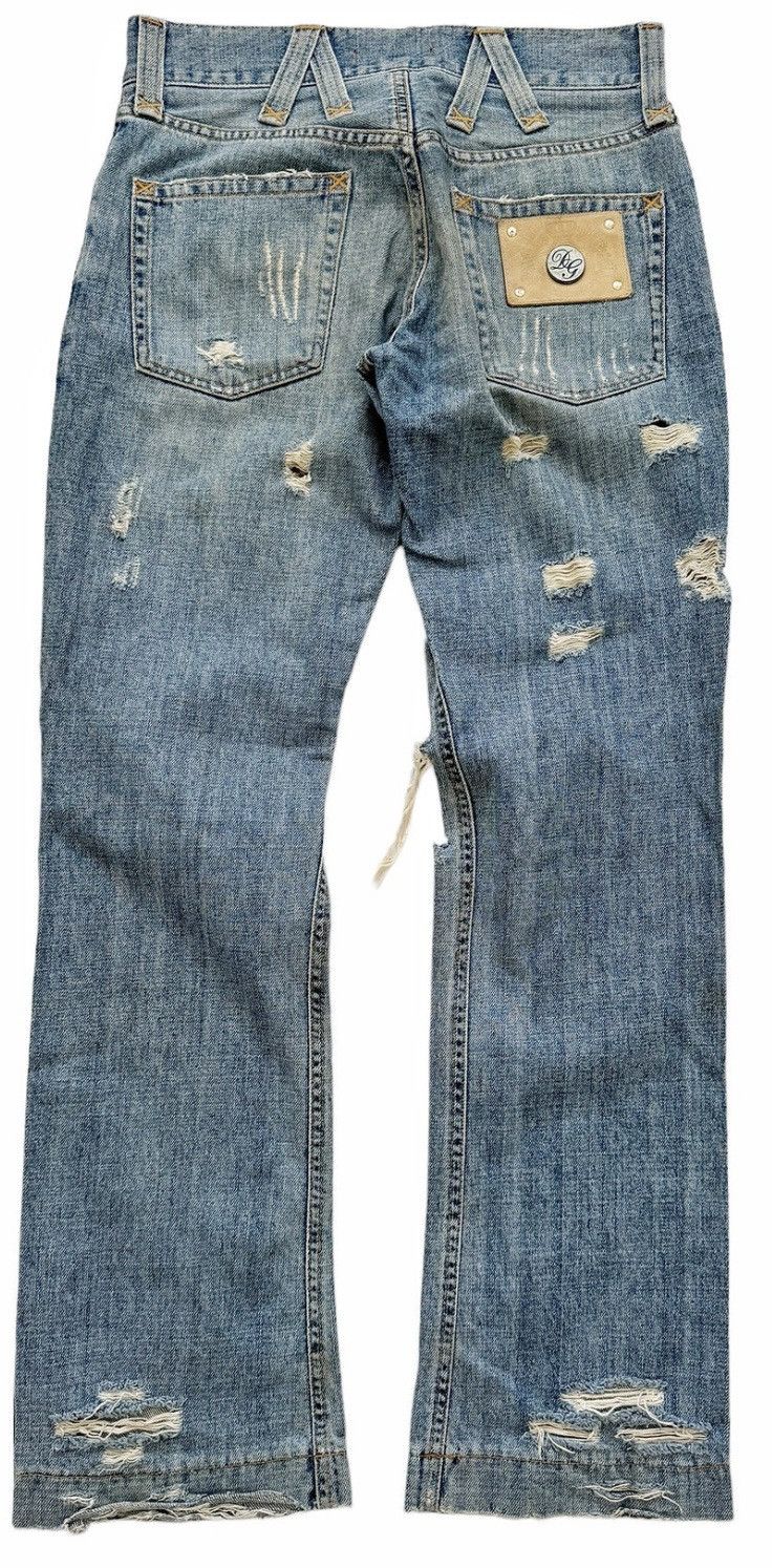 Dolce & Gabbana Dolce & Gabbana Shredded Distressed Denim Size US 30 / EU 46 - 2 Thumbnail
