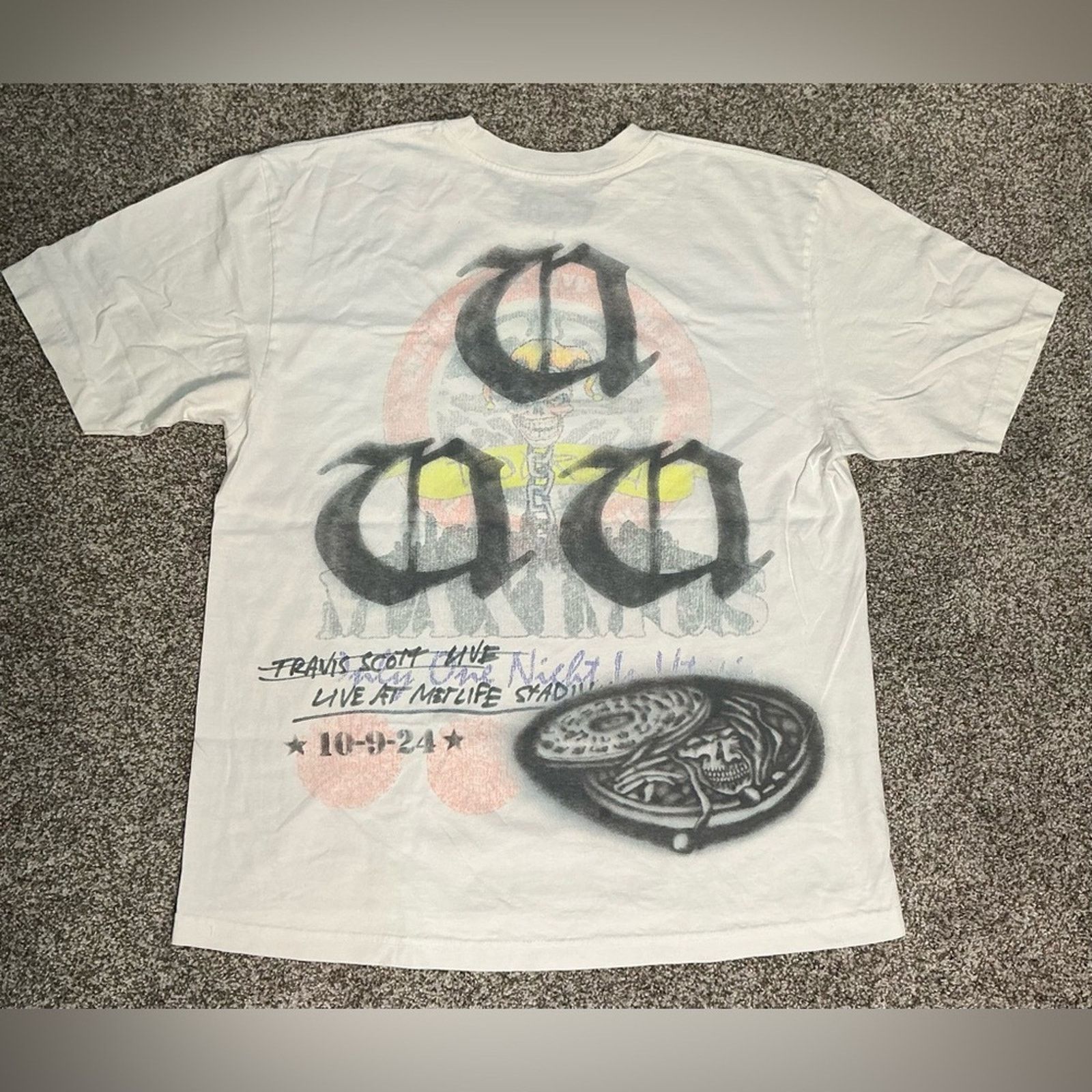 Travis Scott Travis Scott MetLife Utopia Tour T-Shirt Graphic Large New Size US L / EU 52-54 / 3 - 4 Thumbnail