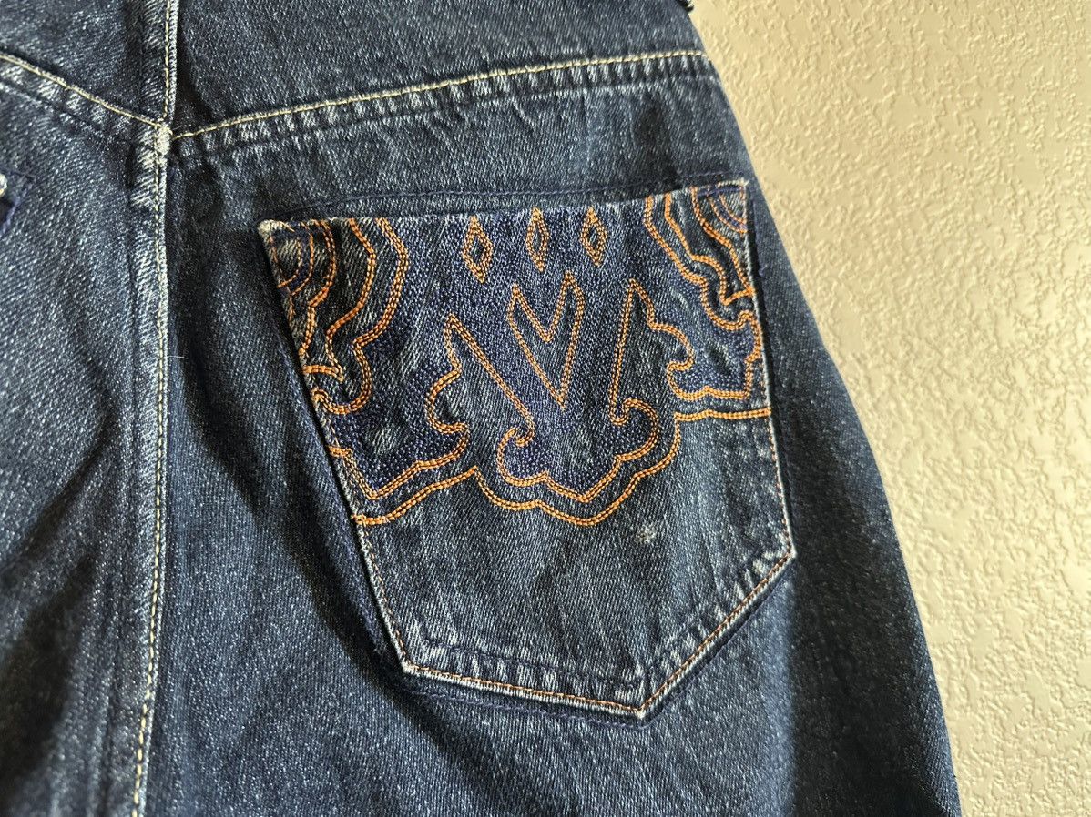 Avirex × Vintage Embroidered navy blue jeans Size US 32 / EU 48 - 2 Thumbnail