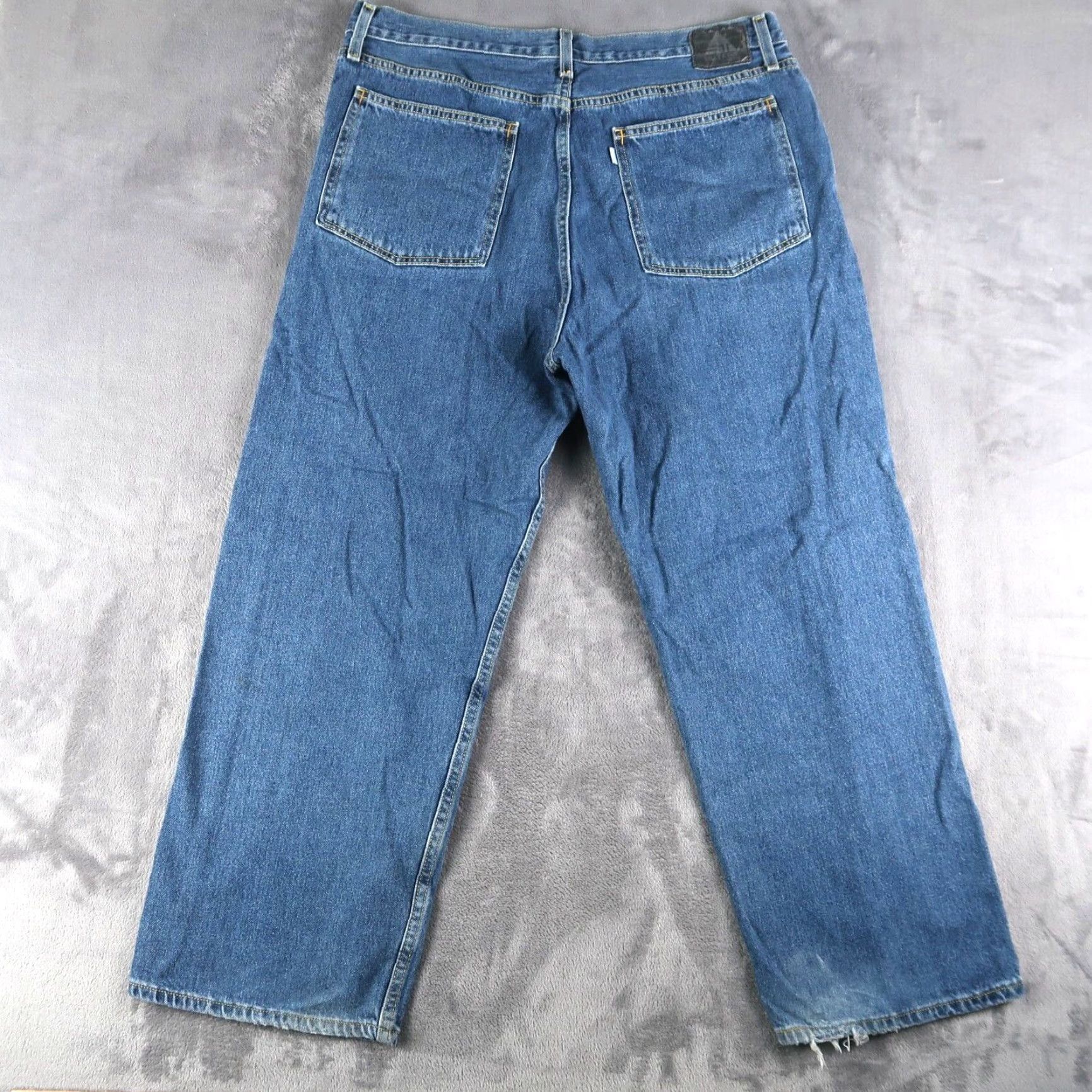 Levi's VINTAGE Levi's Silvertab Jeans Denim 38x30 (37x28.5) Blue Low Loose Fit Baggy Mens Size US 38 / EU 54 - 2 Thumbnail