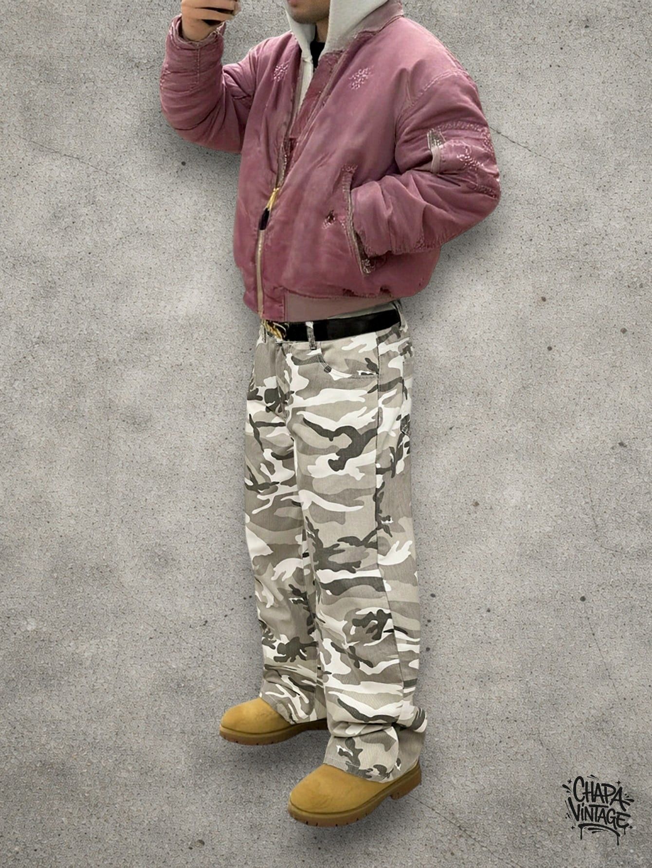 Japanese Brand Baggy cargo camo pants Size US 34 / EU 50 - 2 Thumbnail