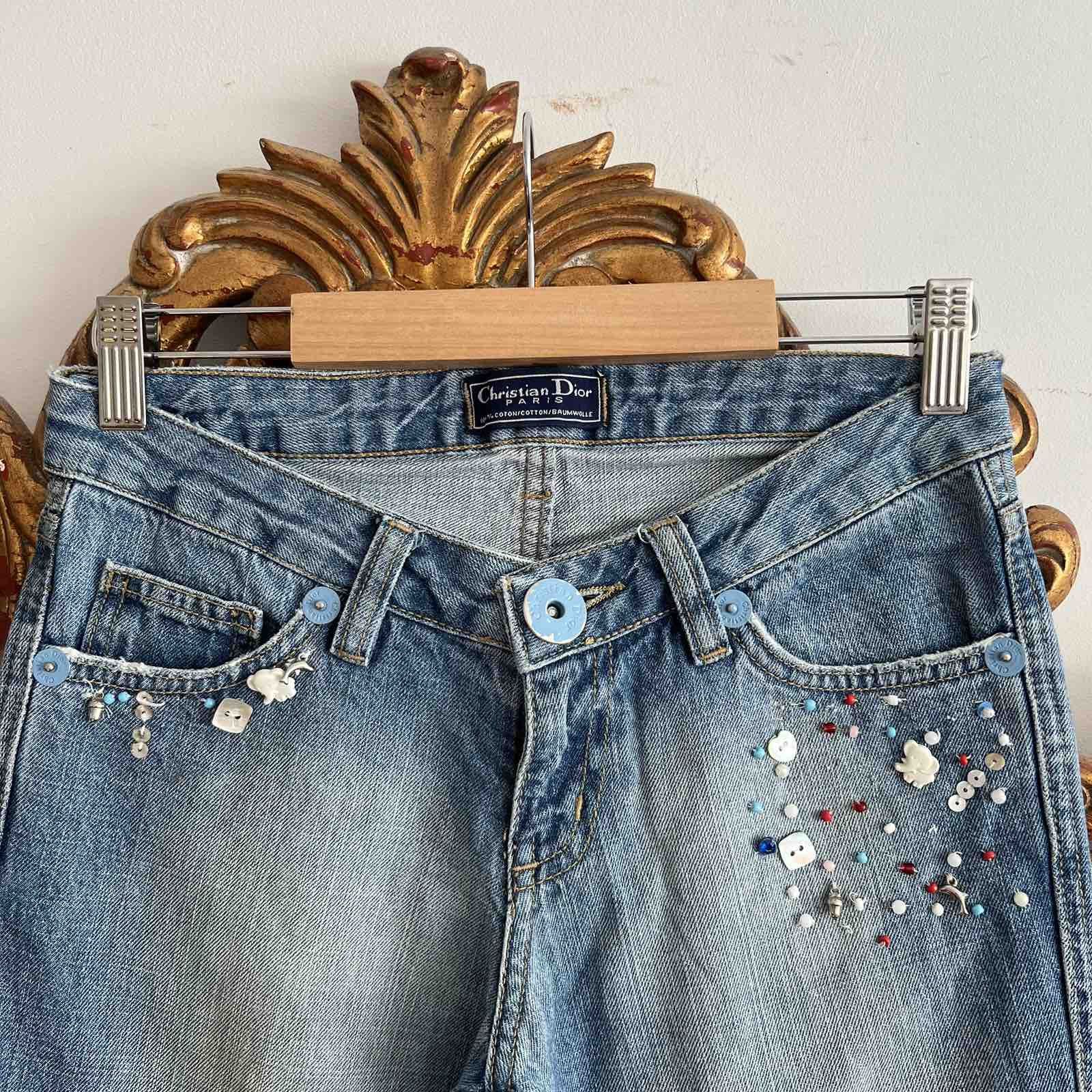 Christian Dior Monsieur Christian Dior John Galliano era 00s vintage jeans Size 26" / US 2 / IT 38 - 5 Thumbnail