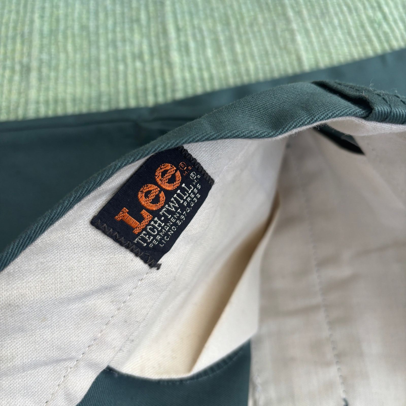 Lee × Vintage True vintage 60s era Lee gray tech twill pleated trousers Size US 34 / EU 50 - 3 Thumbnail