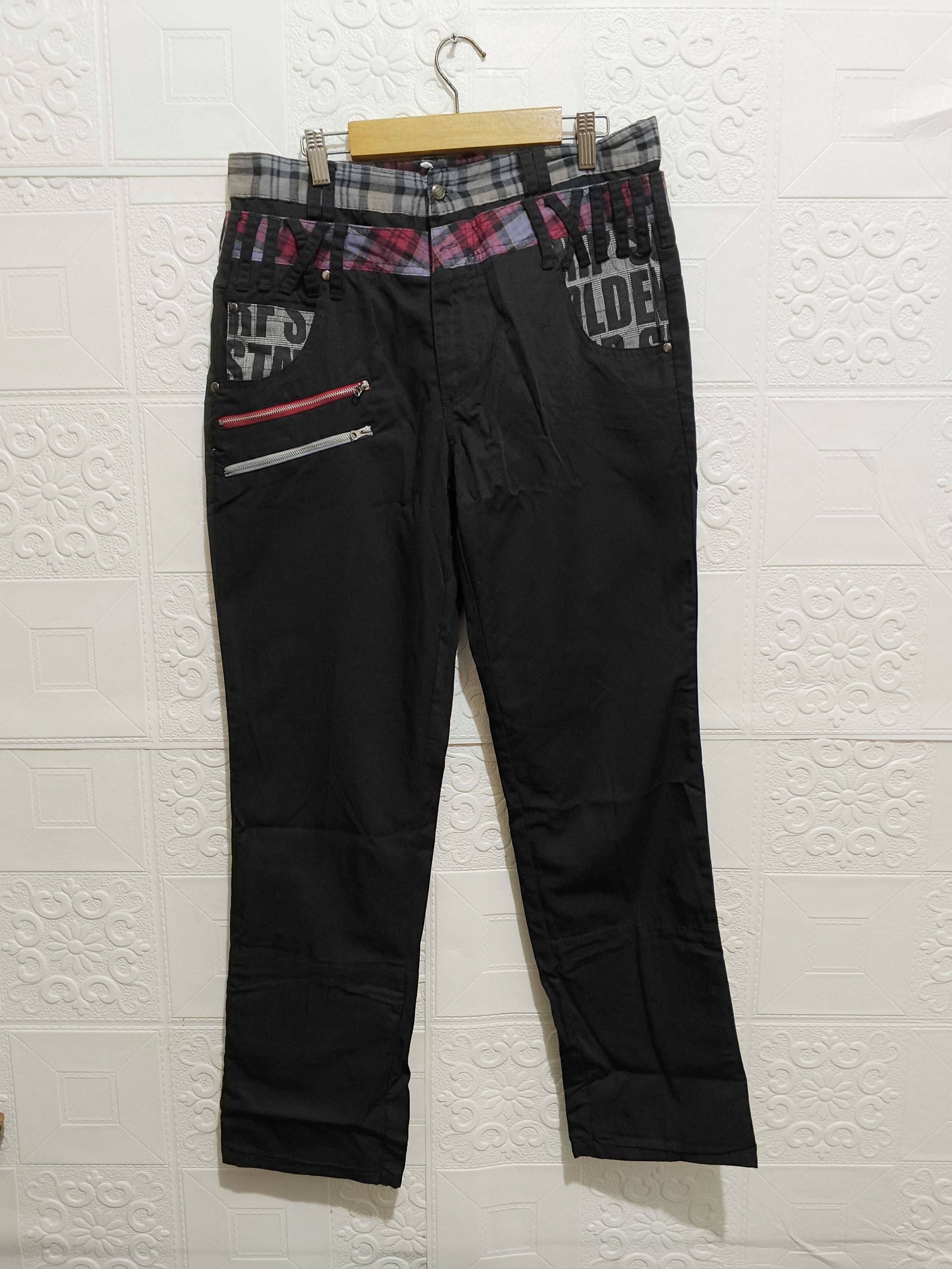 Japanese Brand SUGGESTION PUNK PANTS Size US 33 - 1 Thumbnail