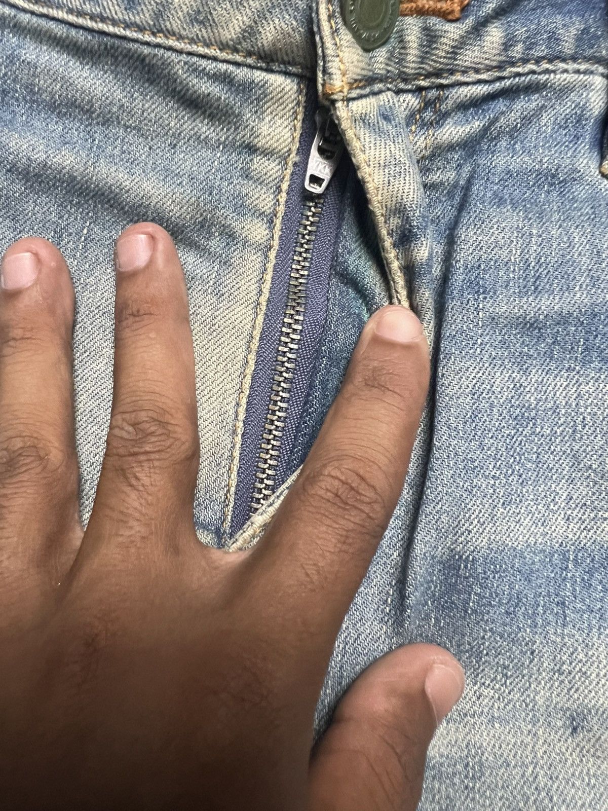 Paul Smith PS Paul Smith Distressed Denim Jeans (41) Size US 35 - 8 Thumbnail