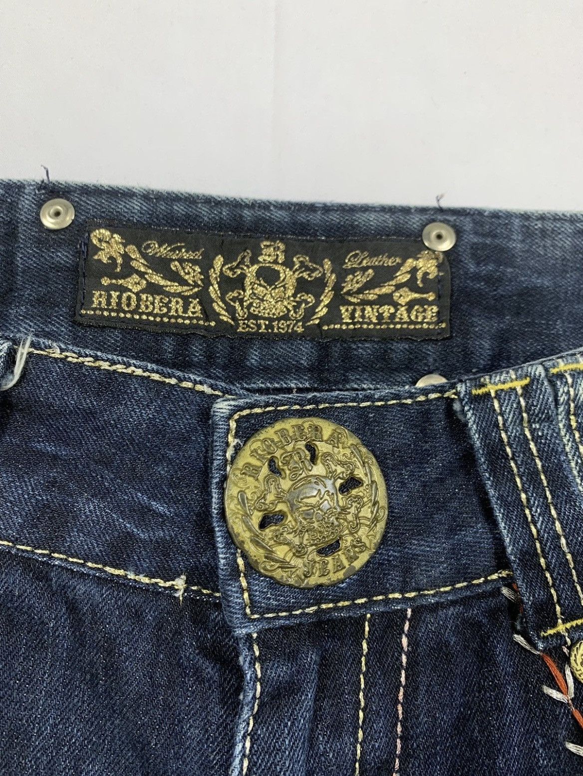 Japanese Brand Sick Flared Japanese Riobera Jeans Lgb tornado Ifsix style Size US 29 - 5 Thumbnail