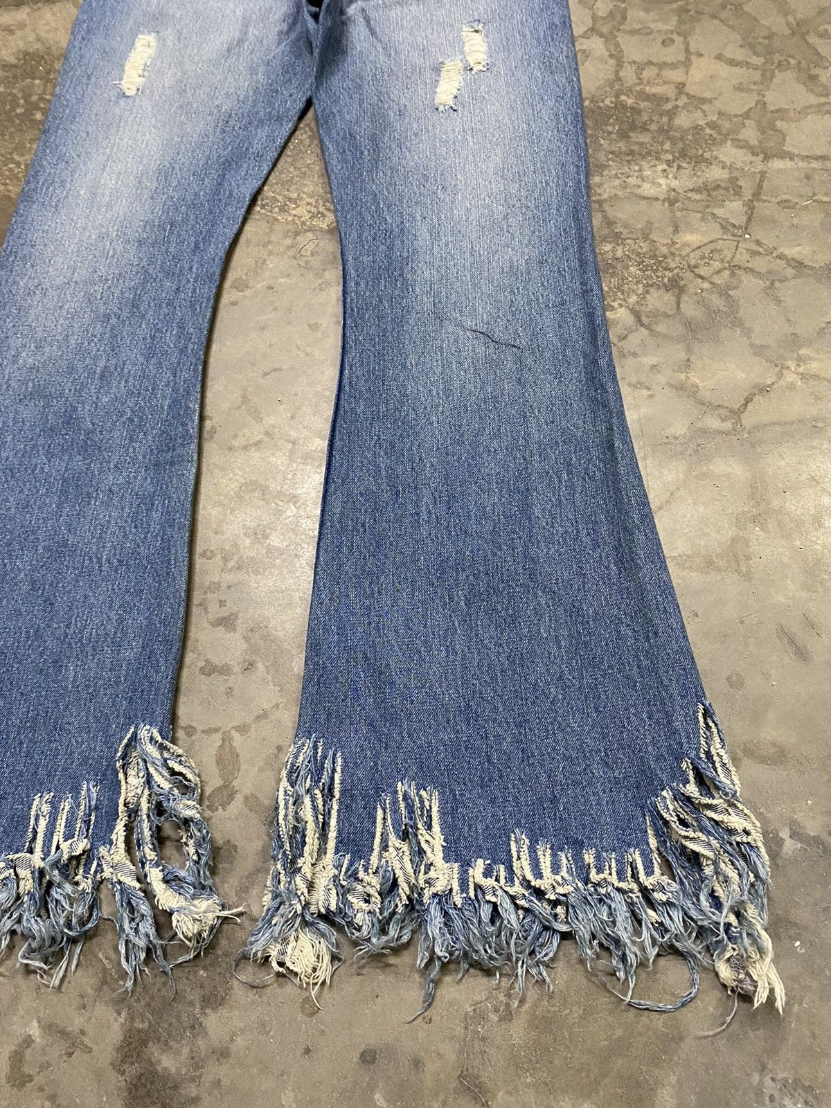 Flare Jeans Japan Distressed Hippie Jeans Vintage Fashion @2
