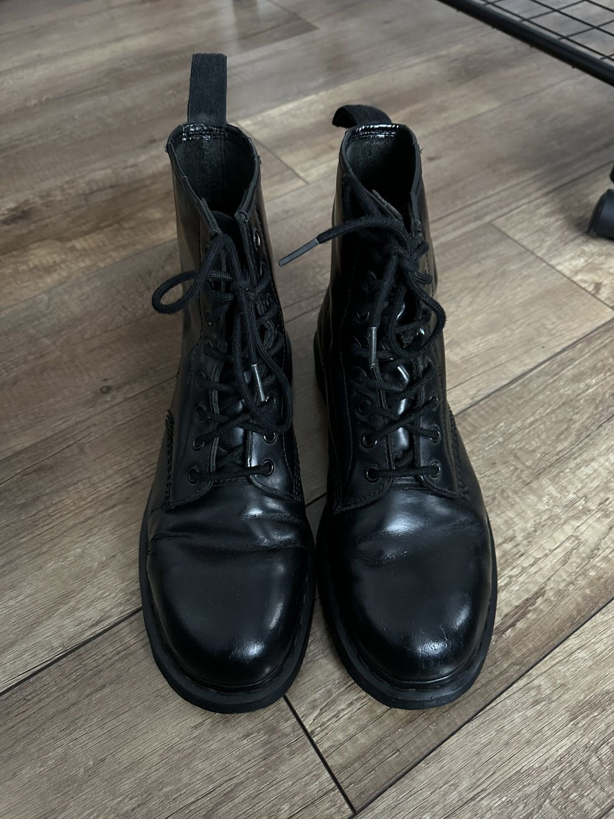 Dr. Martens Dr Martens Black Leather Boots High Top Size US 10 / EU 43 - 9 Thumbnail
