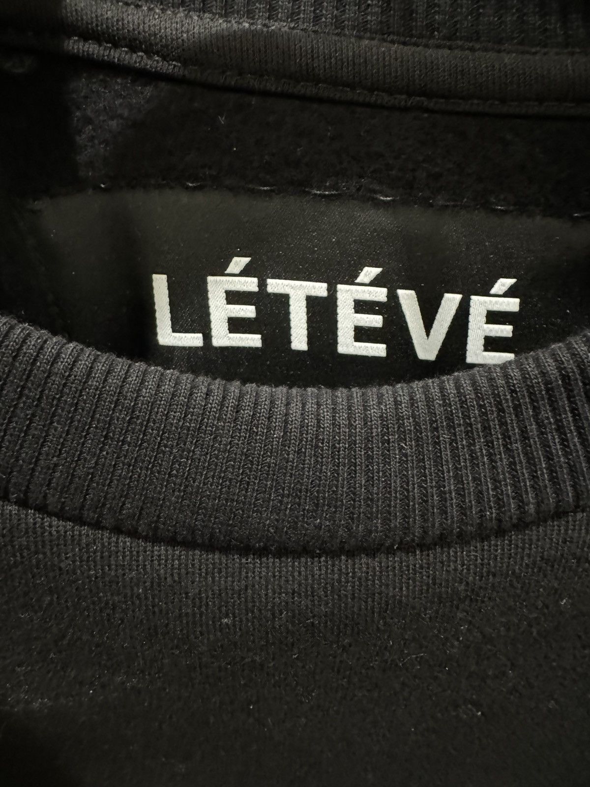 Other RARE LÉTÉVÉ Slightly Cropped Sweatshirt Size US L / EU 52-54 / 3 - 3 Thumbnail