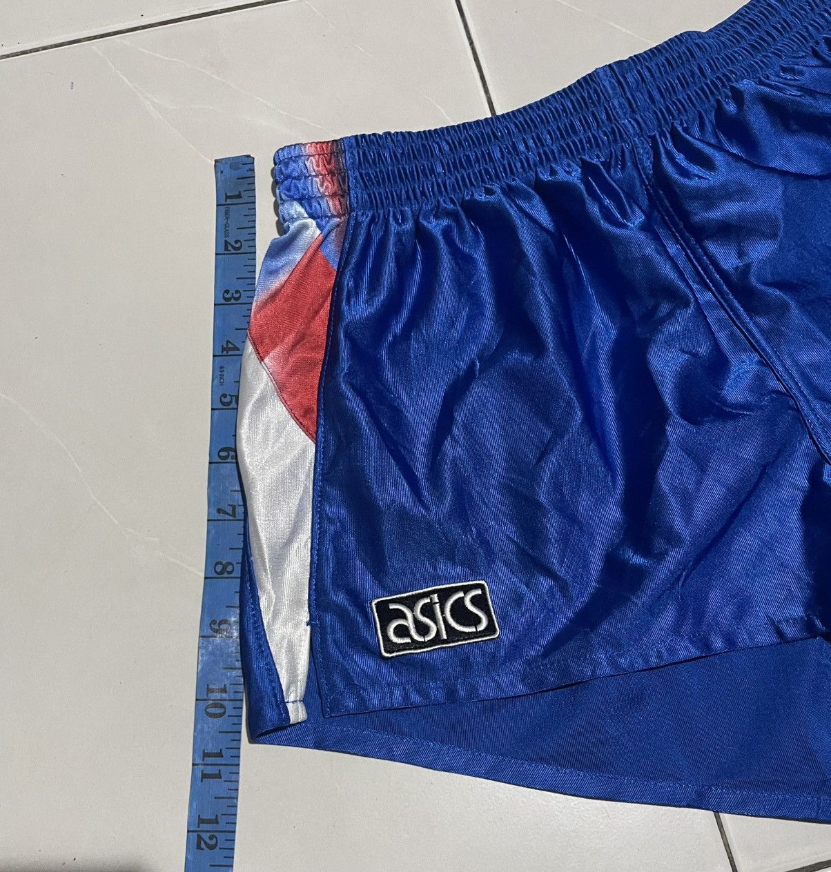 Asics 🔥Vintage ASICS Short Pants Blue Colour Design Size US 32 / EU 48 - 7 Thumbnail