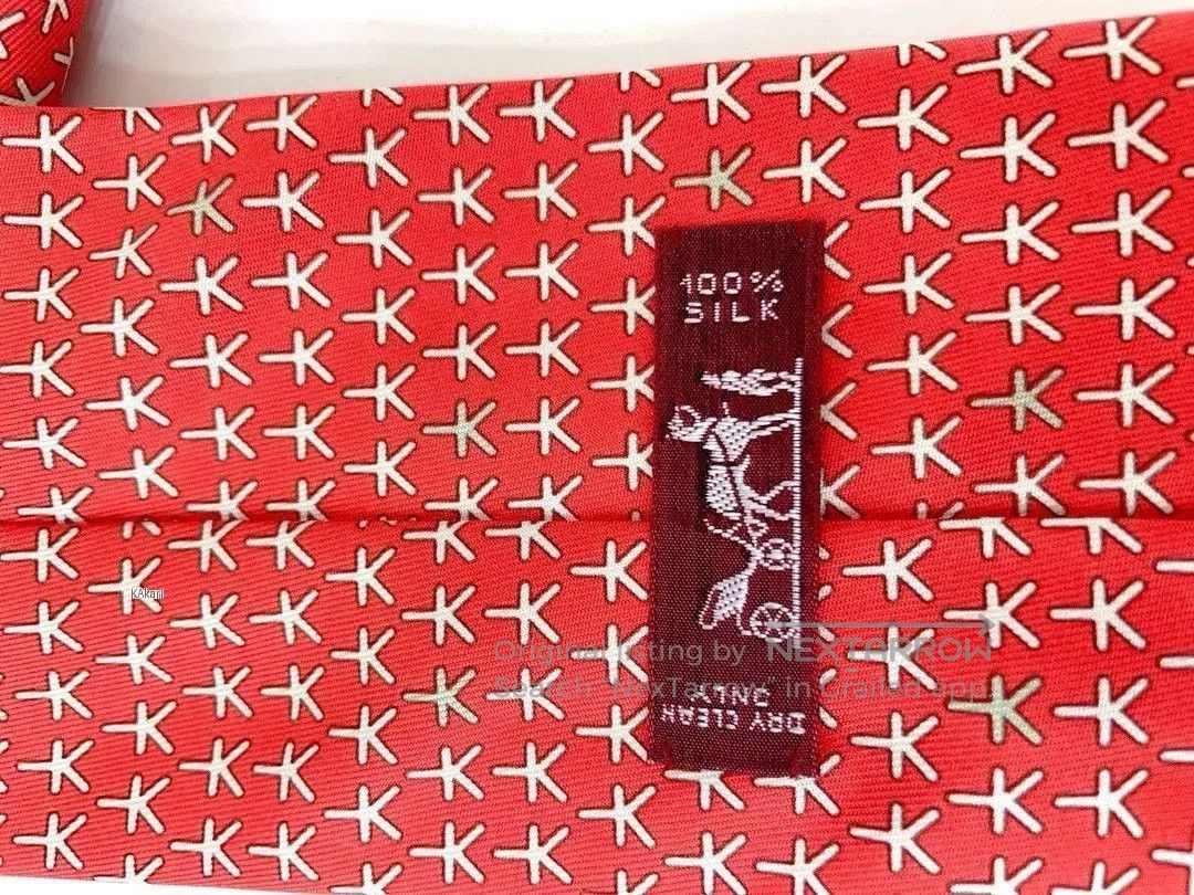 Hermes Hermes Limited Men's Silk Tie. Size ONE SIZE - 6 Thumbnail
