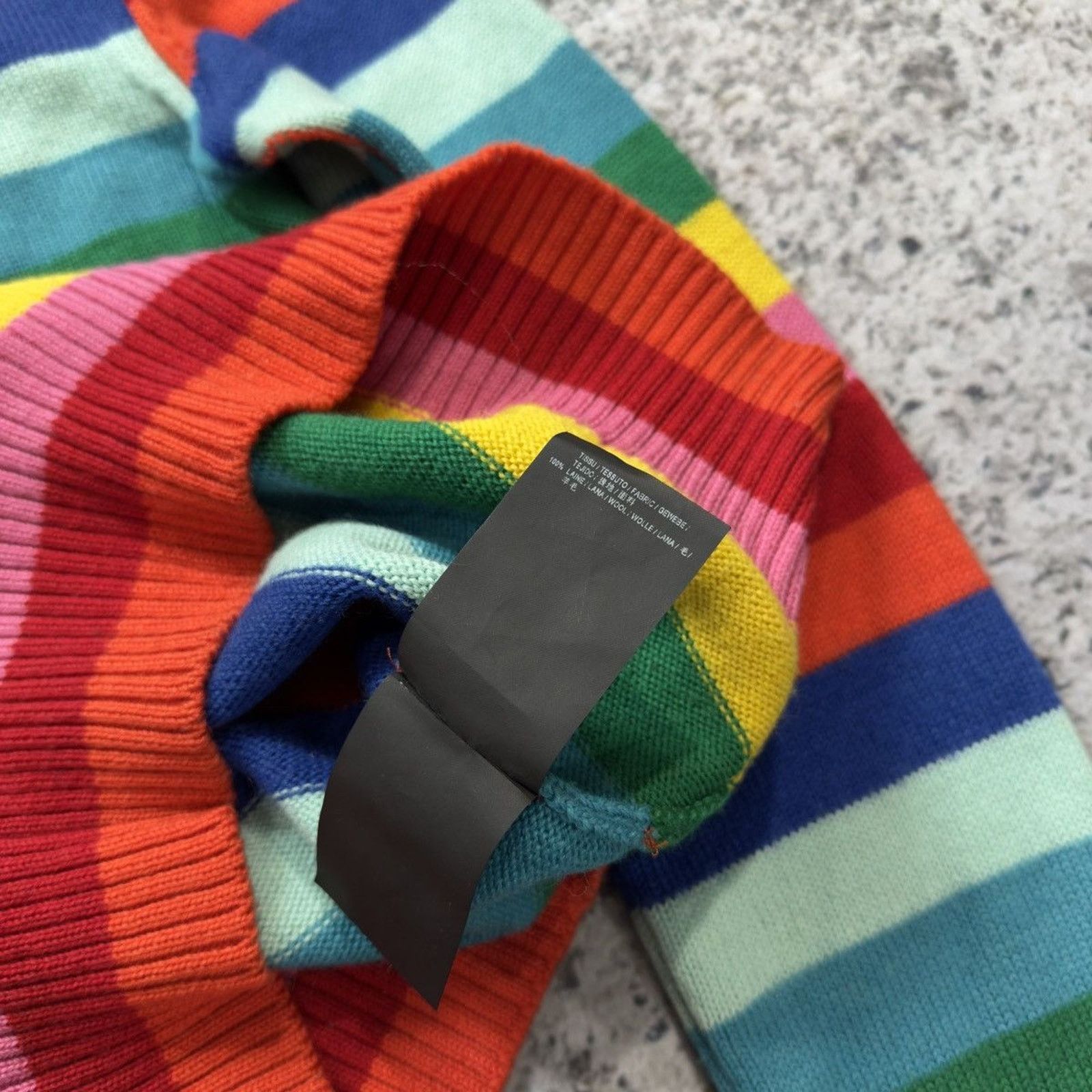 Saint Laurent Paris Saint Laurent Paris Hedi Slimane AW15 Rainbow Stripe Sweater Size US M / EU 48-50 / 2 - 6 Thumbnail