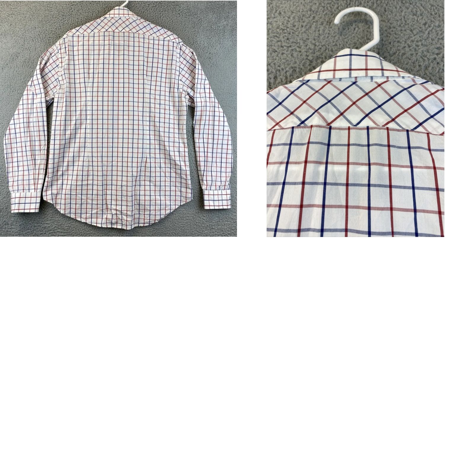 Zara ZARA Button-Up Shirt Men L Button-Front Long Sleeve Multicolor Check Cotton Knit 84-43 Regular Collar Shirt Size US L / EU 52-54 / 3 - 8 Thumbnail