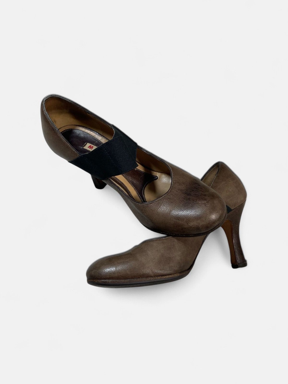 Marni Marni - Leather Elastic Heels Size US 7 / IT 37 - 4 Thumbnail