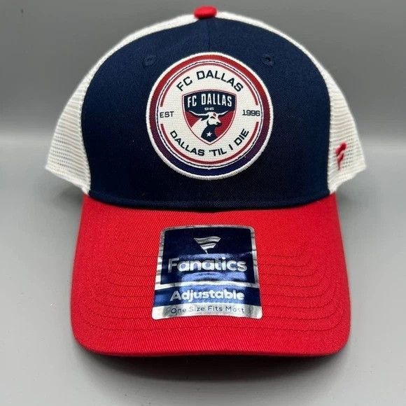 Other FC Dallas Trucker Hat Men Embroidered Fanatics Snap Back Size ONE SIZE - 1 Thumbnail