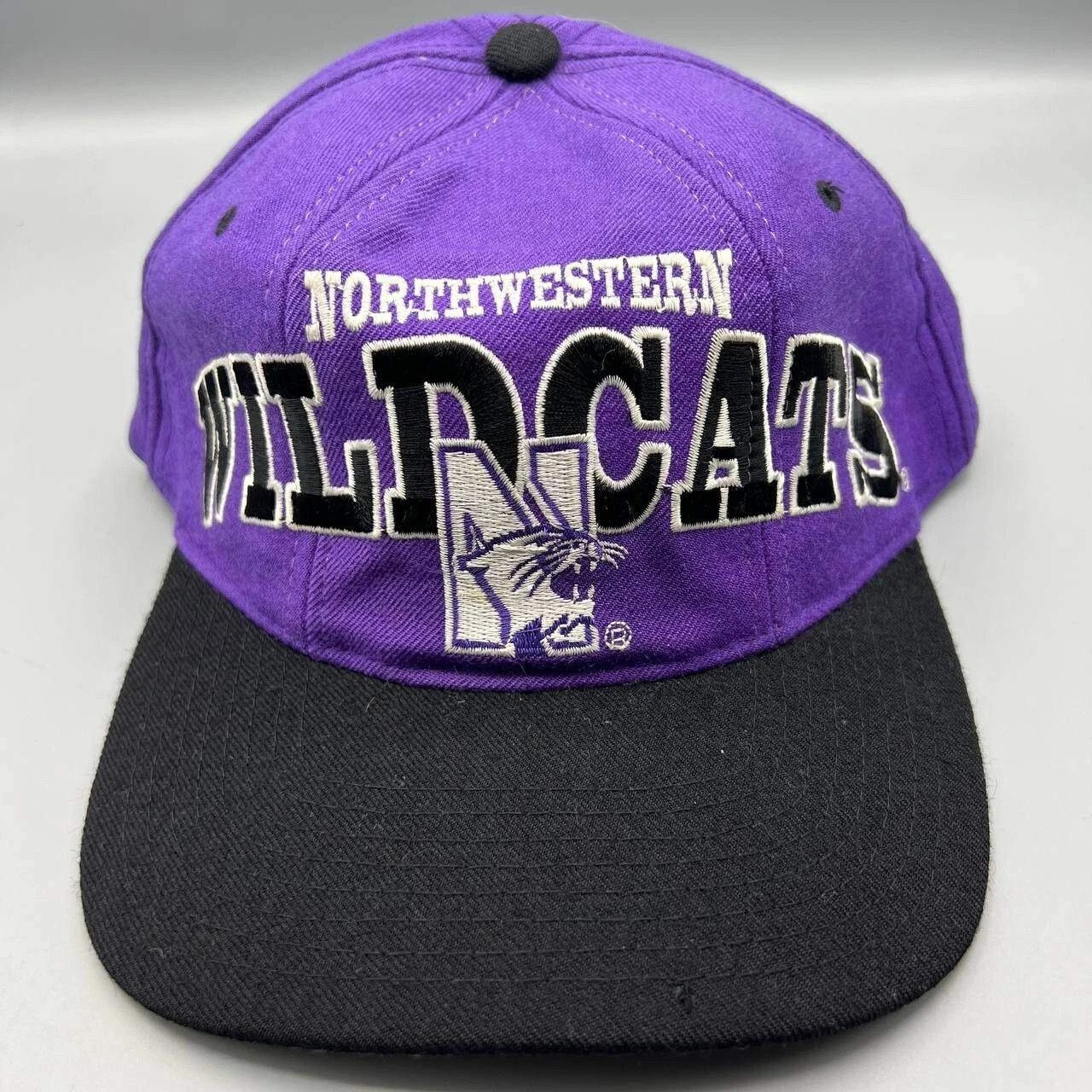 Starter × Vintage Northwestern Wildcats Hat Men Tri Power Snap Back Cap Size ONE SIZE - 1 Thumbnail