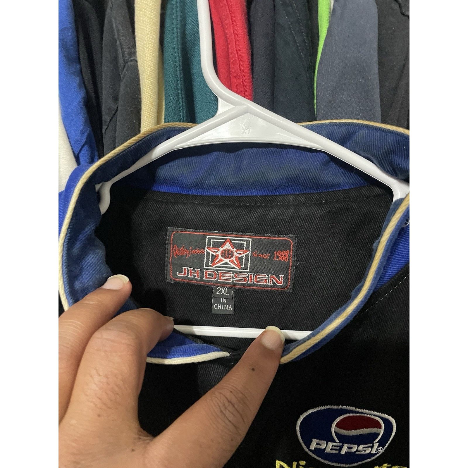 Jeff Hamilton Size 2XL-JH Design Jeff Gordon #24 Men Pepsi Racing Jacket Size US XXL / EU 58 / 5 - 3 Thumbnail