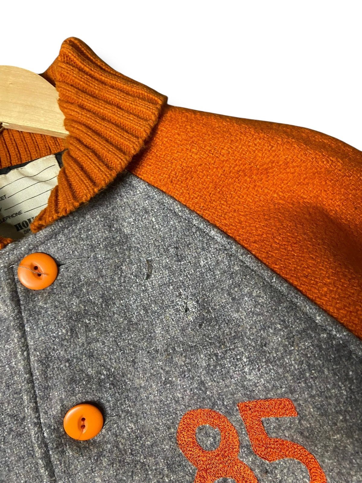 Japanese Brand Vintage Houston Sportswear Premontre Varsity Jacket (150) Size US S / EU 44-46 / 1 - 4 Thumbnail