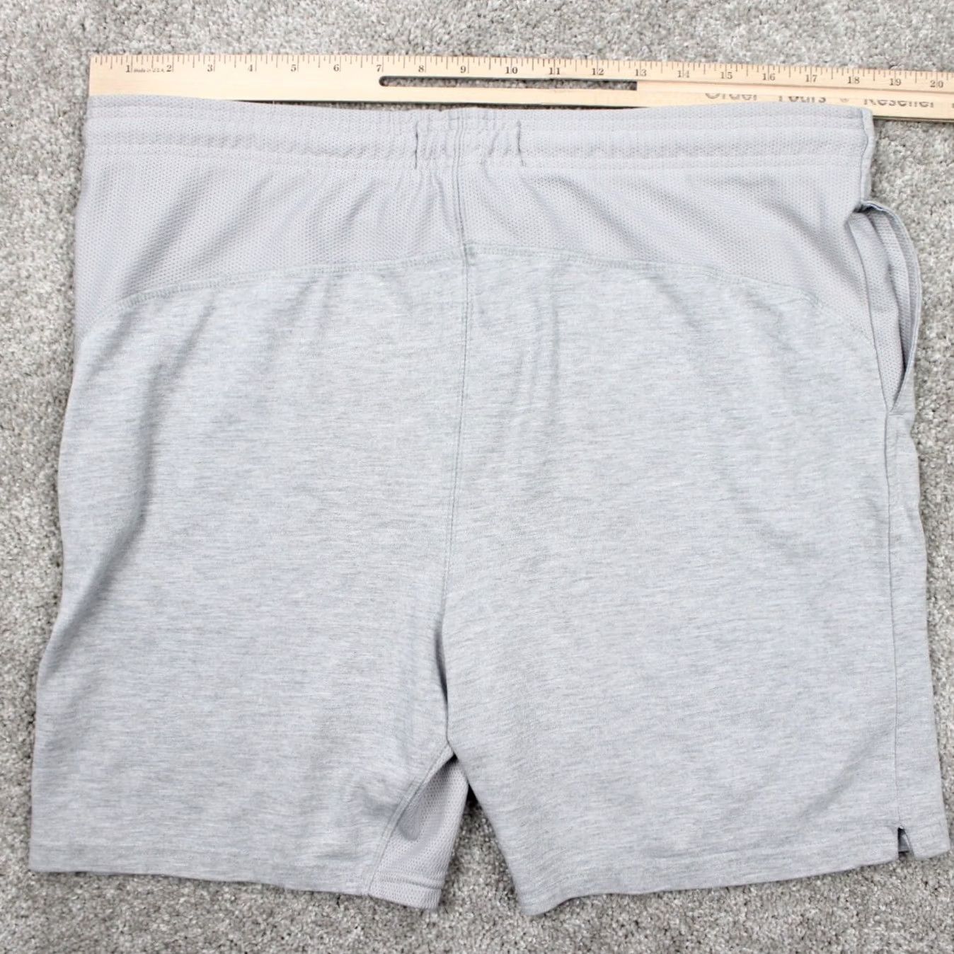 Kappa Kappa Sweat Shorts Men Large Gray Drawstring 100% Cotton Athleisure w/ 7" inseam Size US 33 - 6 Thumbnail
