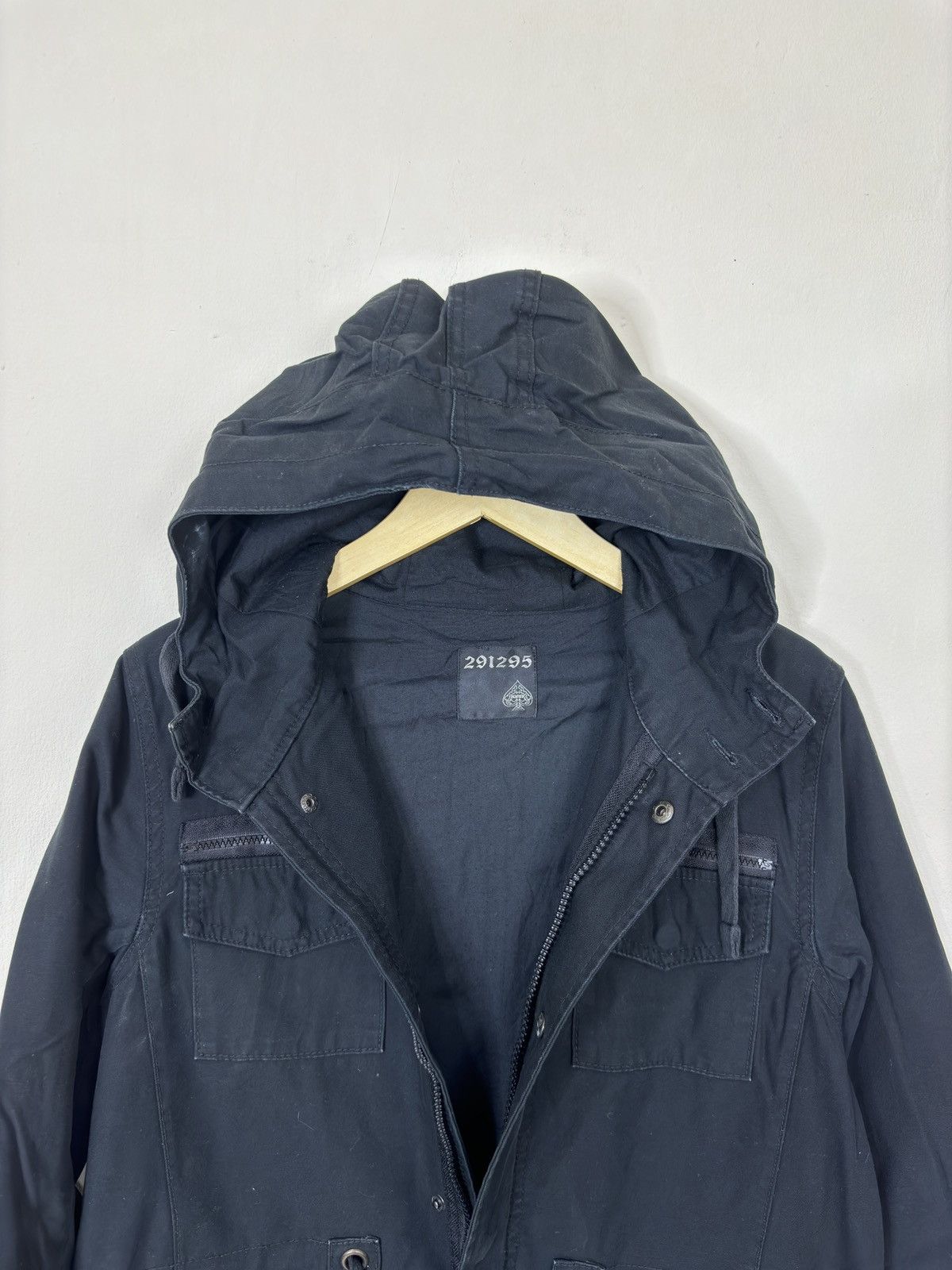 Japanese Brand 291295 Homme - Military Parka Fishtail Jacket Size US S / EU 44-46 / 1 - 5 Thumbnail