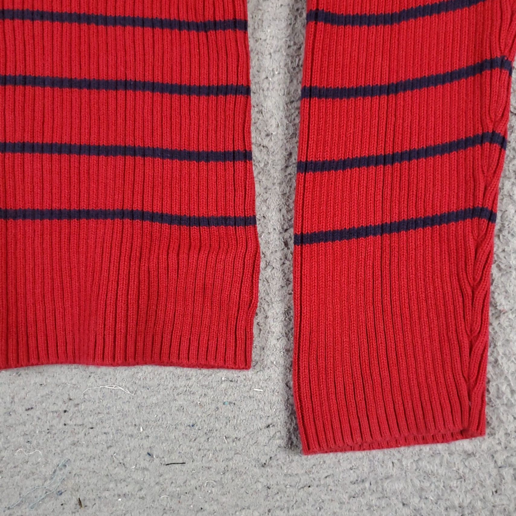 Tommy Hilfiger Tommy Hilfiger Sweater Womens Medium Red Striped Pullover Sweatshirt Size M / US 6-8 / IT 42-44 - 4 Thumbnail