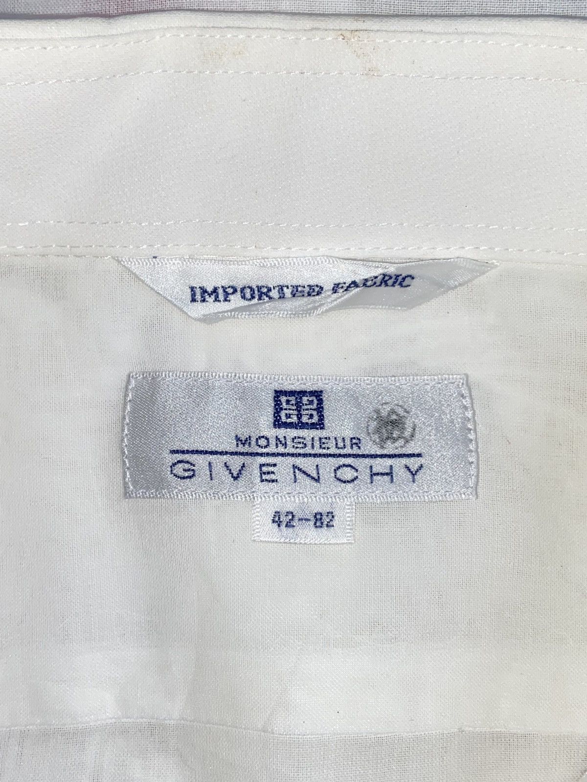 Givenchy GIVENCHY White Shirt Size US L / EU 52-54 / 3 - 7 Thumbnail