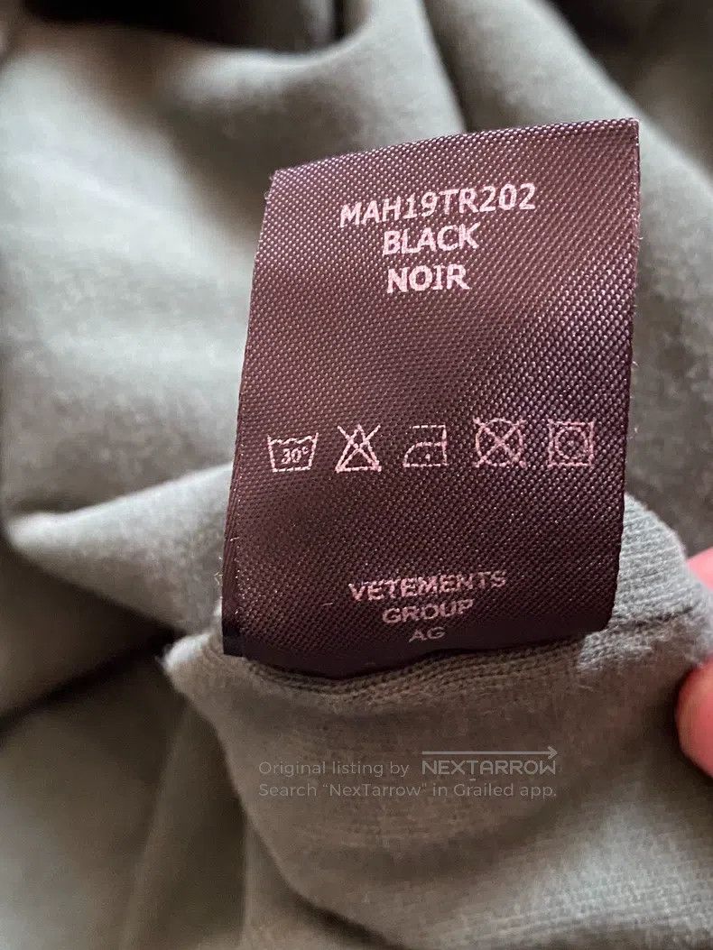 Vetements Vetements Patchwork Logo Long Sleeve Hoodie Size US S / EU 44-46 / 1 - 9 Thumbnail
