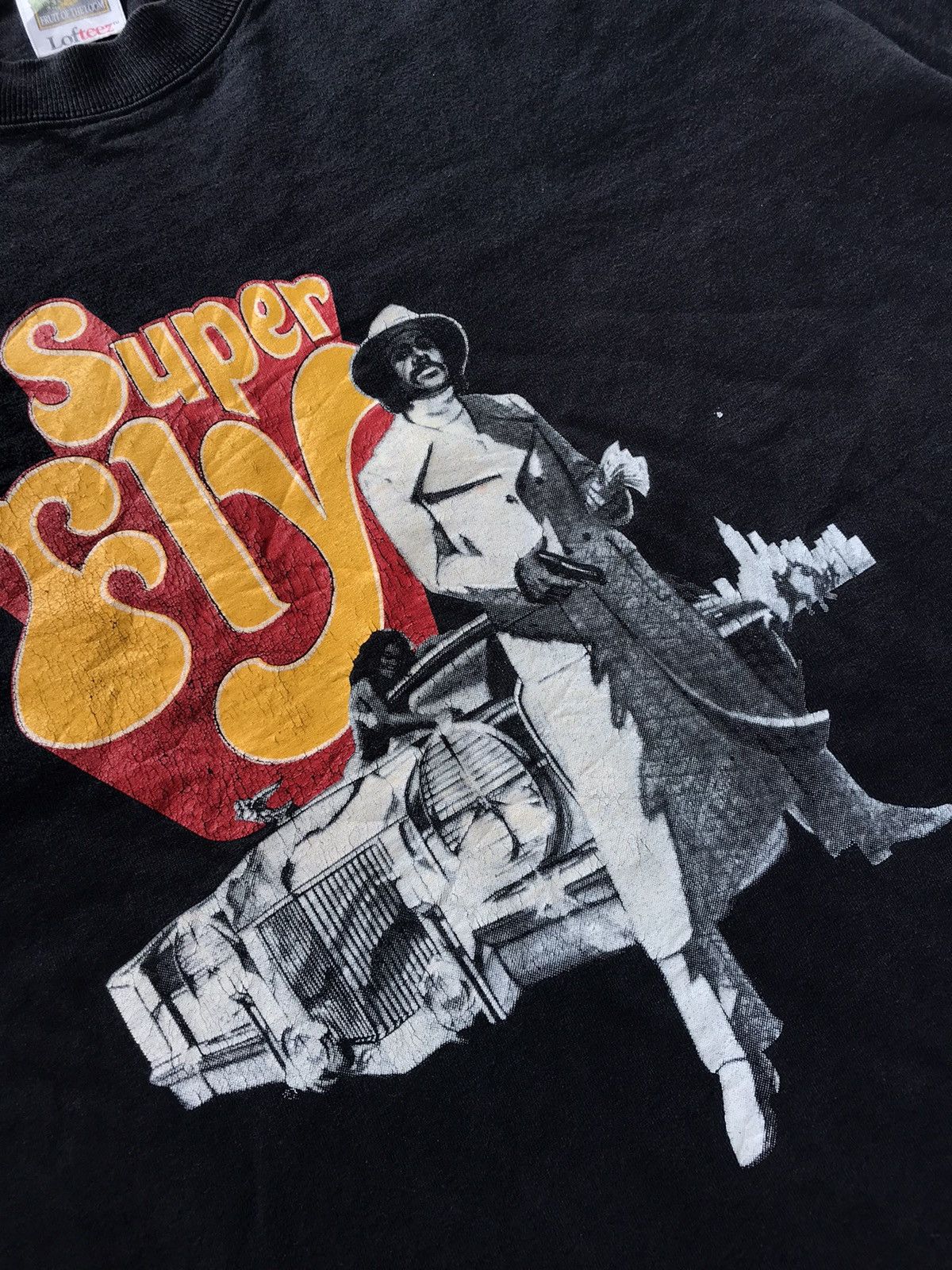 Vintage Vintage Super Fly Movie T-shirt Size US XL / EU 56 / 4 - 2 Thumbnail
