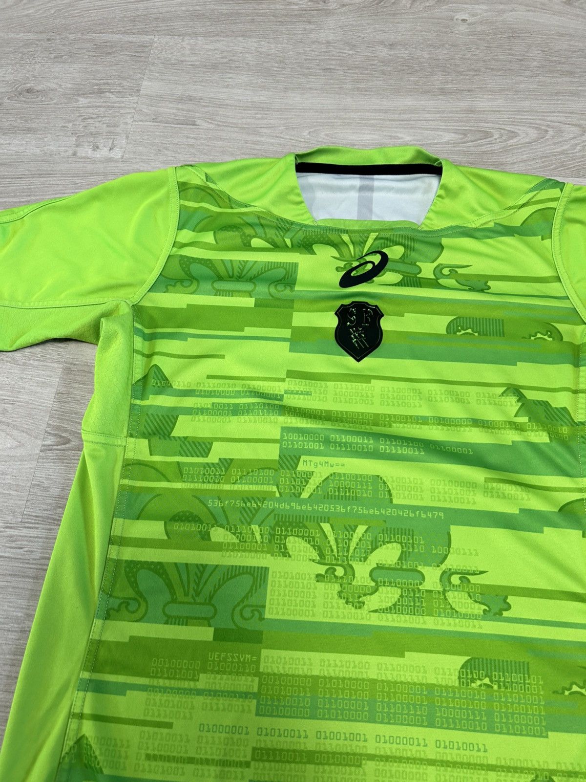 Asics Asics Stade Francais Paris SF Shirt France Rugby Jersey Size US M / EU 48-50 / 2 - 2 Thumbnail