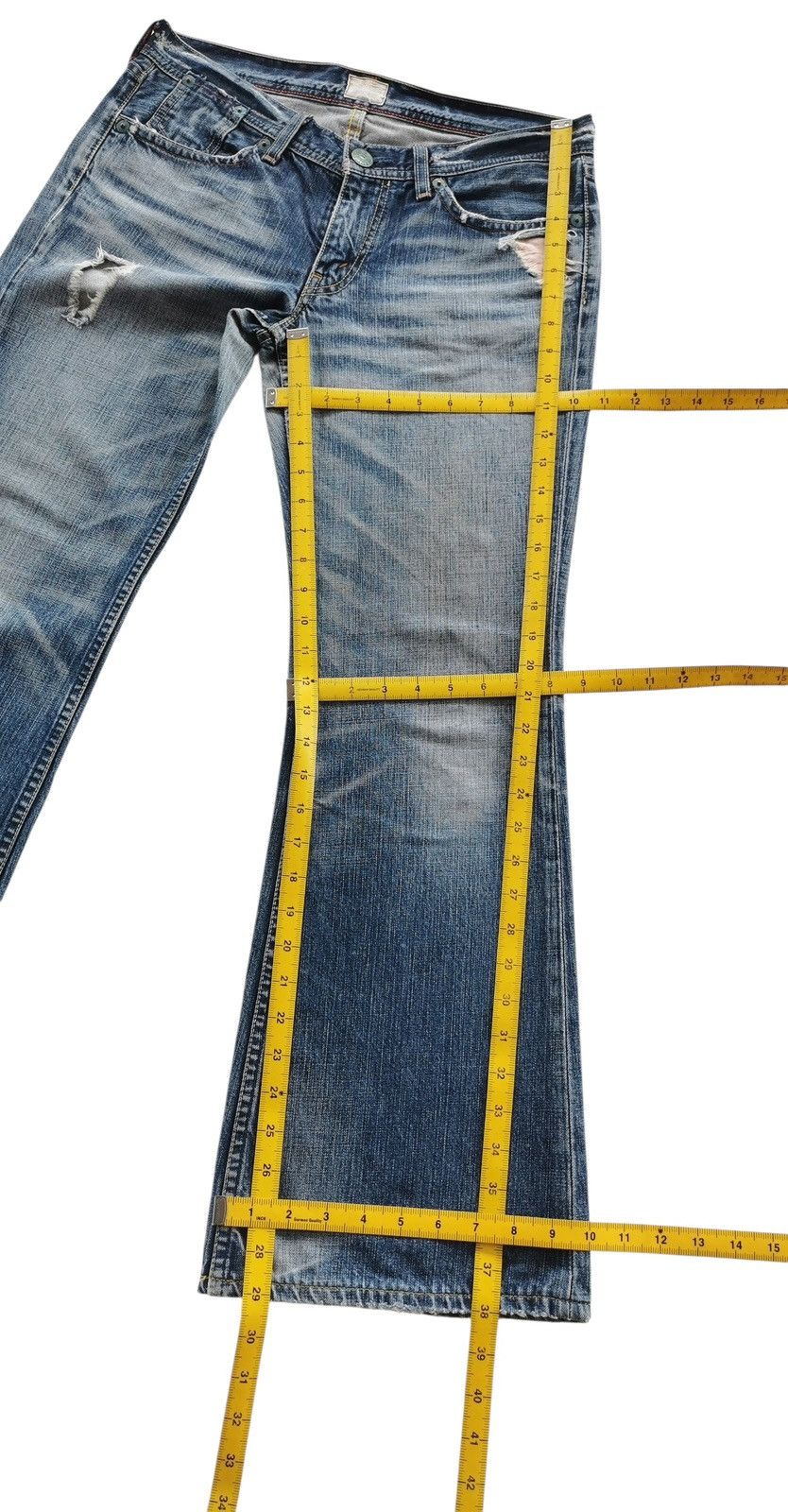 Levi's Womens Vintage Levis Redloop Flare Jeans Style Vibes LGB Size 32" / US 10 / IT 46 - 10 Thumbnail