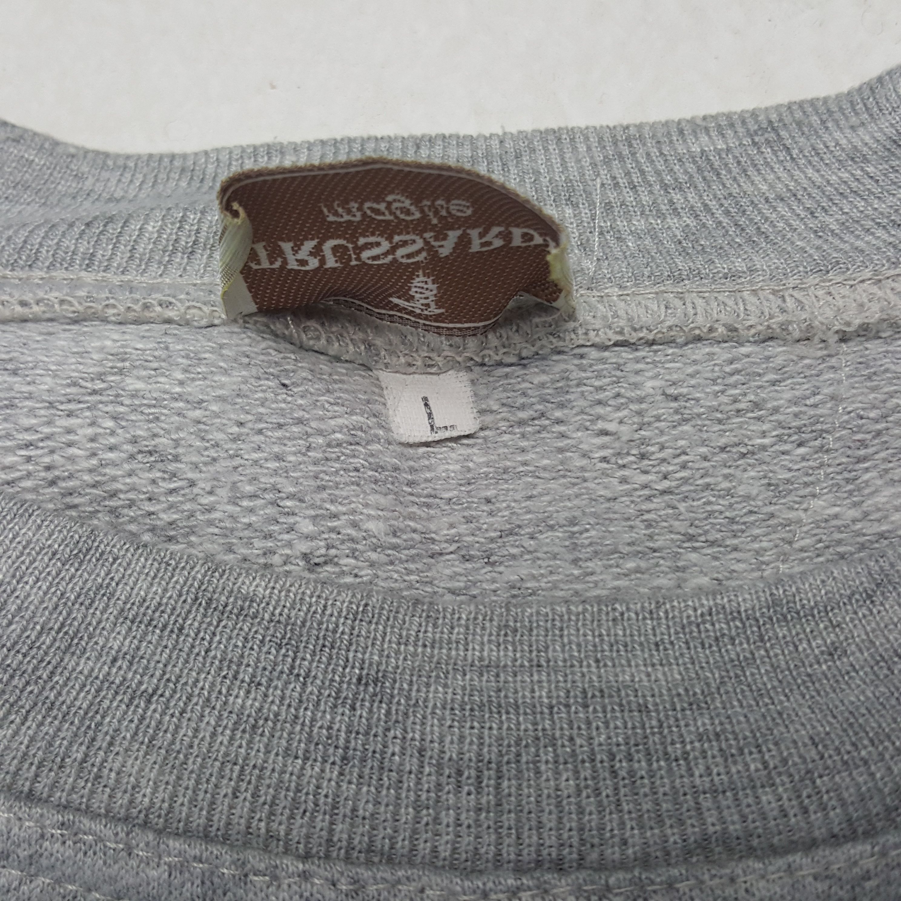 Trussardi × Vintage Vintage Trussardi Embroidery Logo Sweatshirt Size US L / EU 52-54 / 3 - 6 Thumbnail