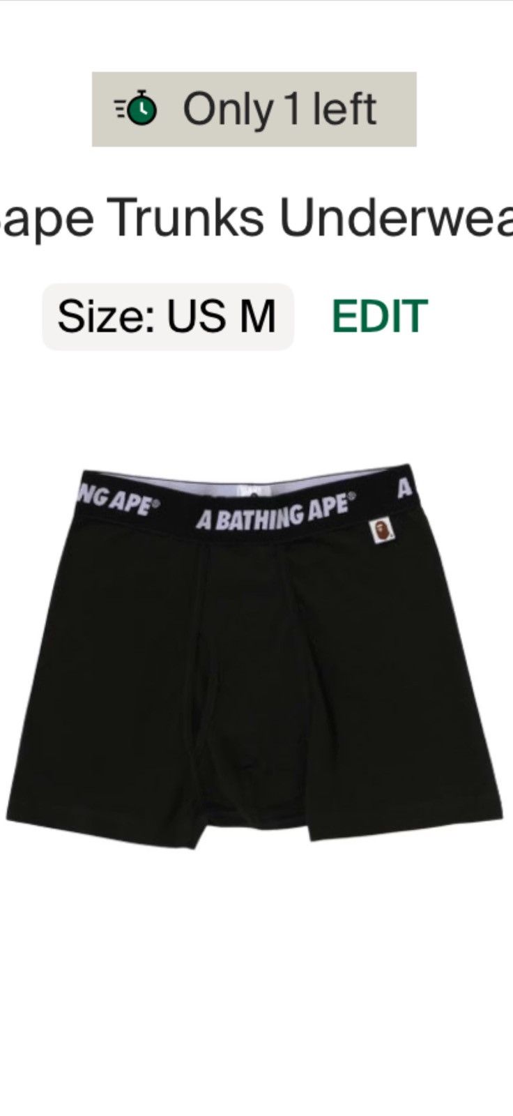 Bape BAPE UNDERWEAR Size 34 - 8 Thumbnail