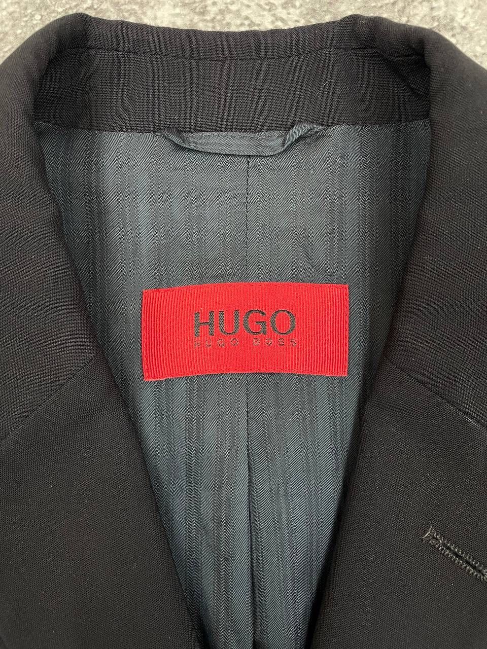 Hugo Boss Hugo Boss Men Suit Set Blazer Trousers Black Classic Formal Size 44S - 6 Thumbnail