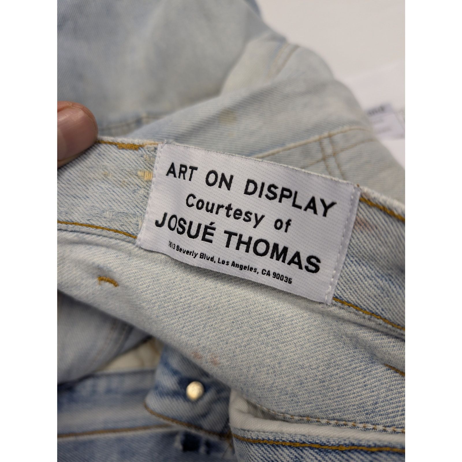 Gallery Dept. o1rshd1 Ken Reworked Vintage Ripped Destory Denim Jeans Size US 38 / EU 54 - 18 Thumbnail