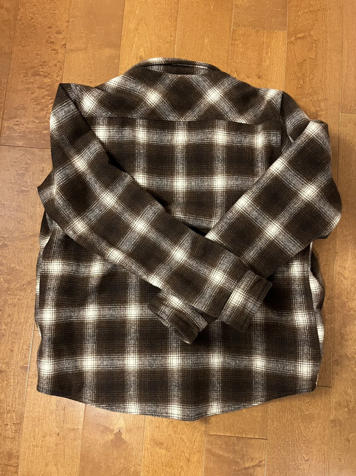 Carhartt Wip Carhartt WIP Brown Plaid Shirt Jacket Size US M / EU 48-50 / 2 - 2 Thumbnail