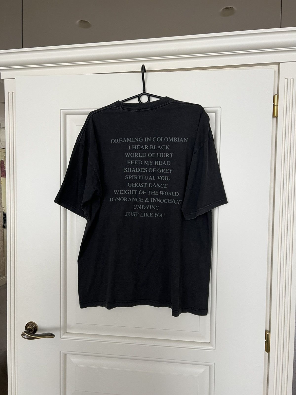 Band Tees Vintage 1993 Overkill I Hear Black T-Shirt Heavy Metal Band Size US XL / EU 56 / 4 - 11 Thumbnail
