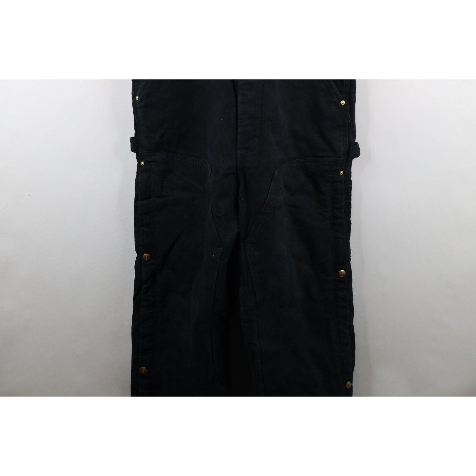 Carhartt × Vintage Vintage 90s Carhartt Spell Out Quilted Double Knee Overalls Size US 36 / EU 52 - 4 Thumbnail