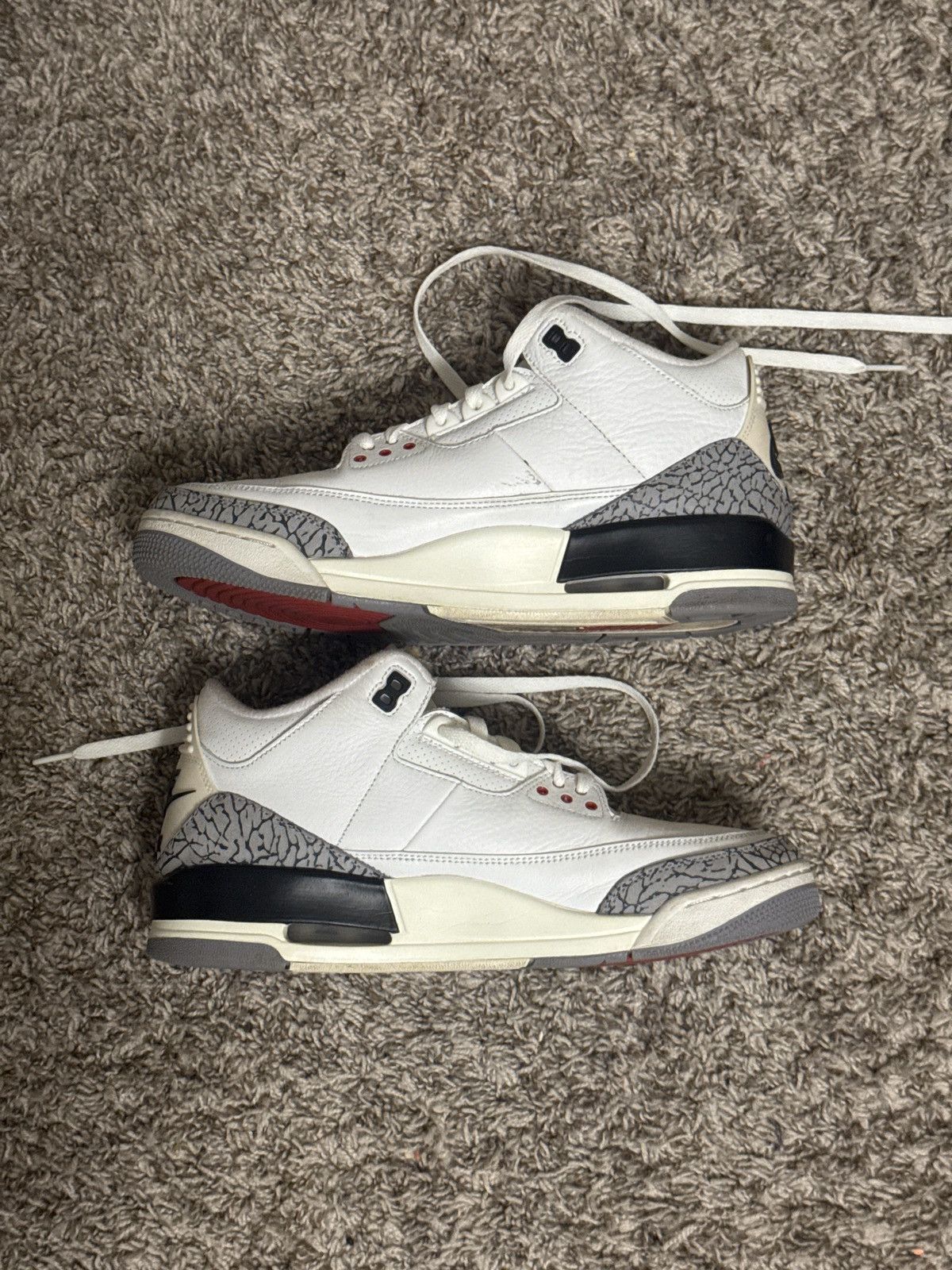 Jordan Brand Air Jordan 3 Retro Reimagined White Cement Size US 10.5 / EU 43-44 - 3 Thumbnail