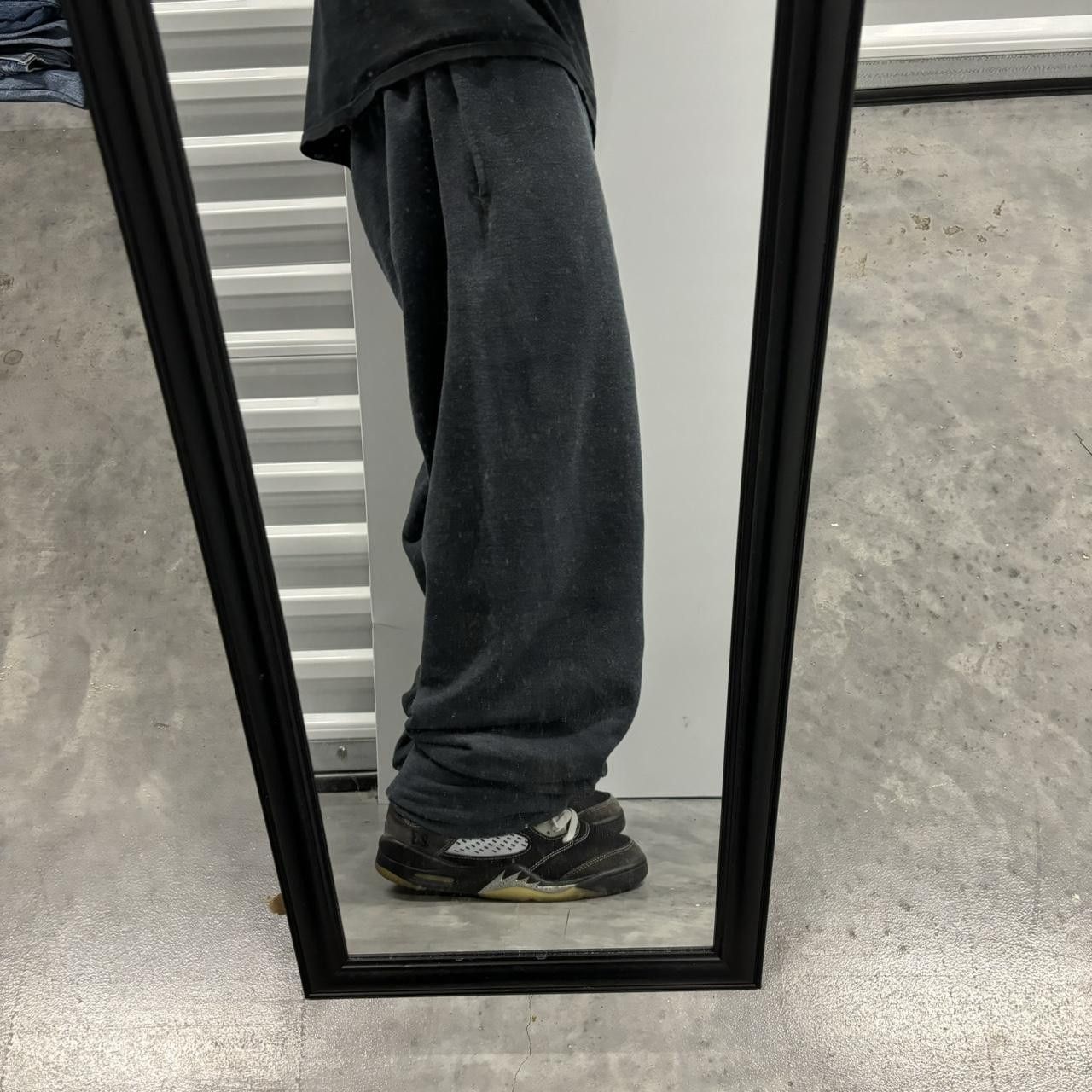 Japanese Brand × Vintage Crazy Vintage Y2K/2000s Baggy Dark Grey Skater Essential Sweatpants! Size US 36 / EU 52 - 2 Thumbnail