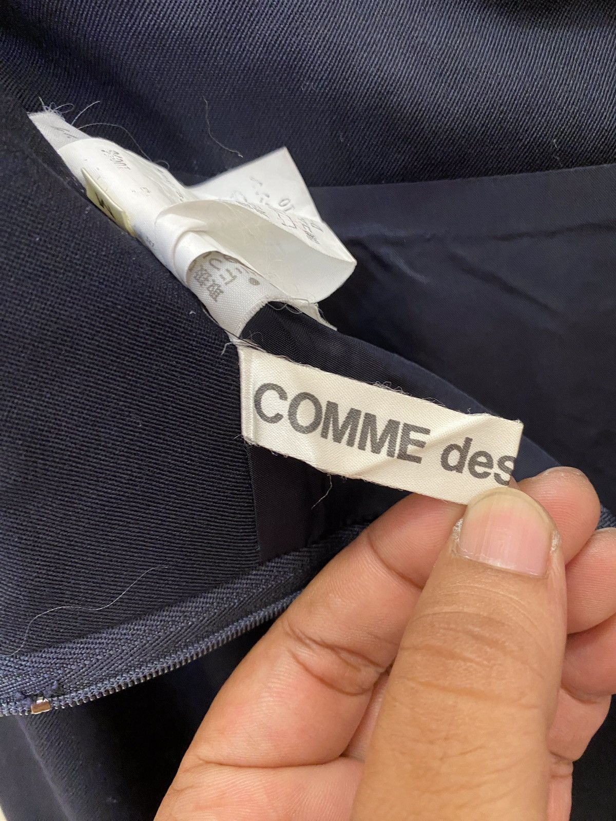 Comme des Garcons × Vintage Vtg Comme Des Garcons AD1991 Skirt Size 26" / US 2 / IT 38 - 7 Thumbnail