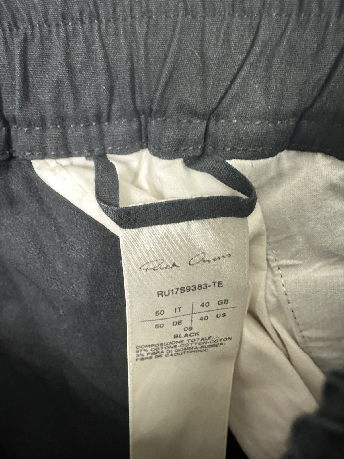Rick Owens SS17 ‘WALRUS’ Basket Swinger Shorts Size US 34 / EU 50 - 8 Thumbnail